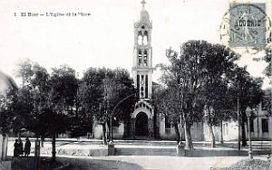 Alger - El-Biar - Eglise et Place - 1925